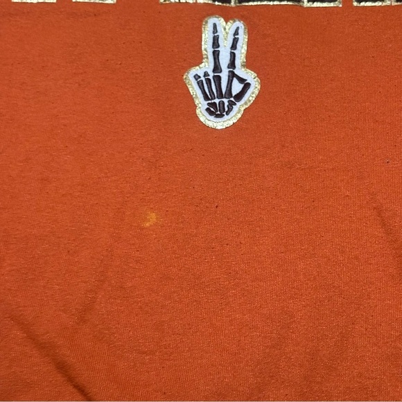 Jerzees Orange Graphic Women's Sweater - Picture 4 of 11